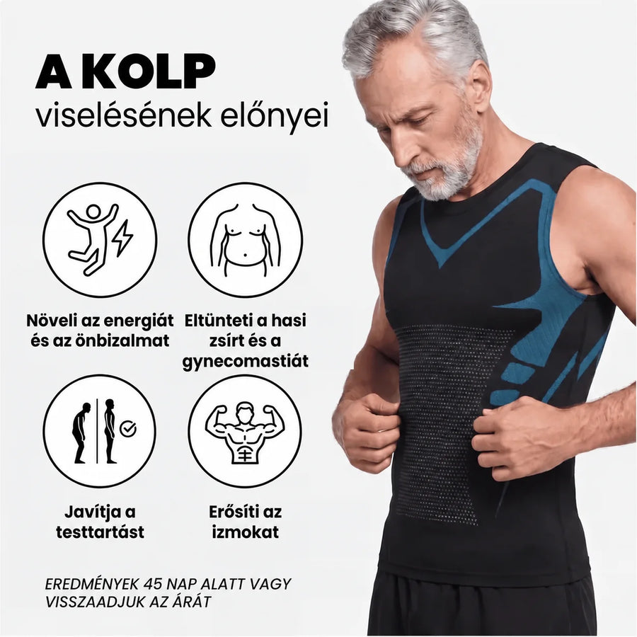 A KOLP viselésének előnyei – energia és önbizalom, laposabb has, jobb testtartás, erősebb izmok