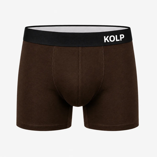 Boxerky KOLP – Tmavohnedá