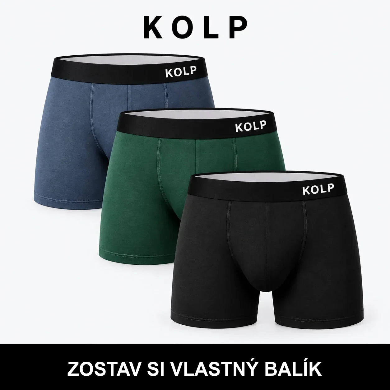 Boxerky KOLP – balenie 3 ks