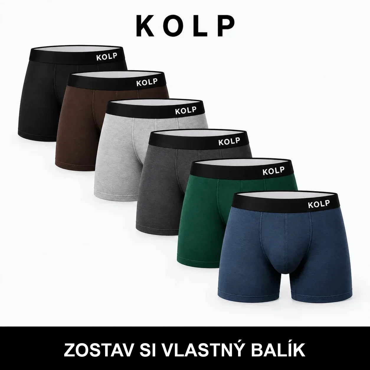 Boxerky KOLP – balenie 6 ks