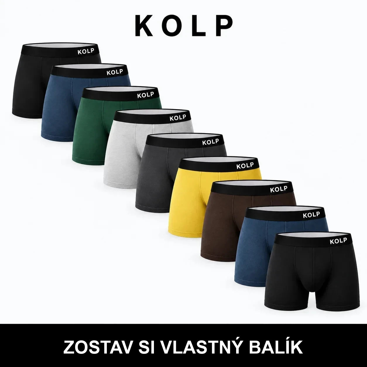 Boxerky KOLP – balenie 9 ks